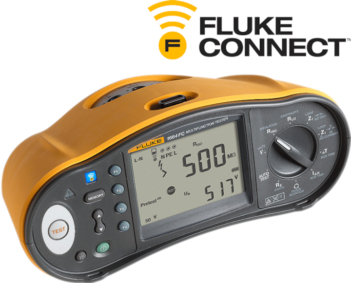 Produktbild Fluke 1664 Fc (CAT III 500V, CAT IV 300V)
