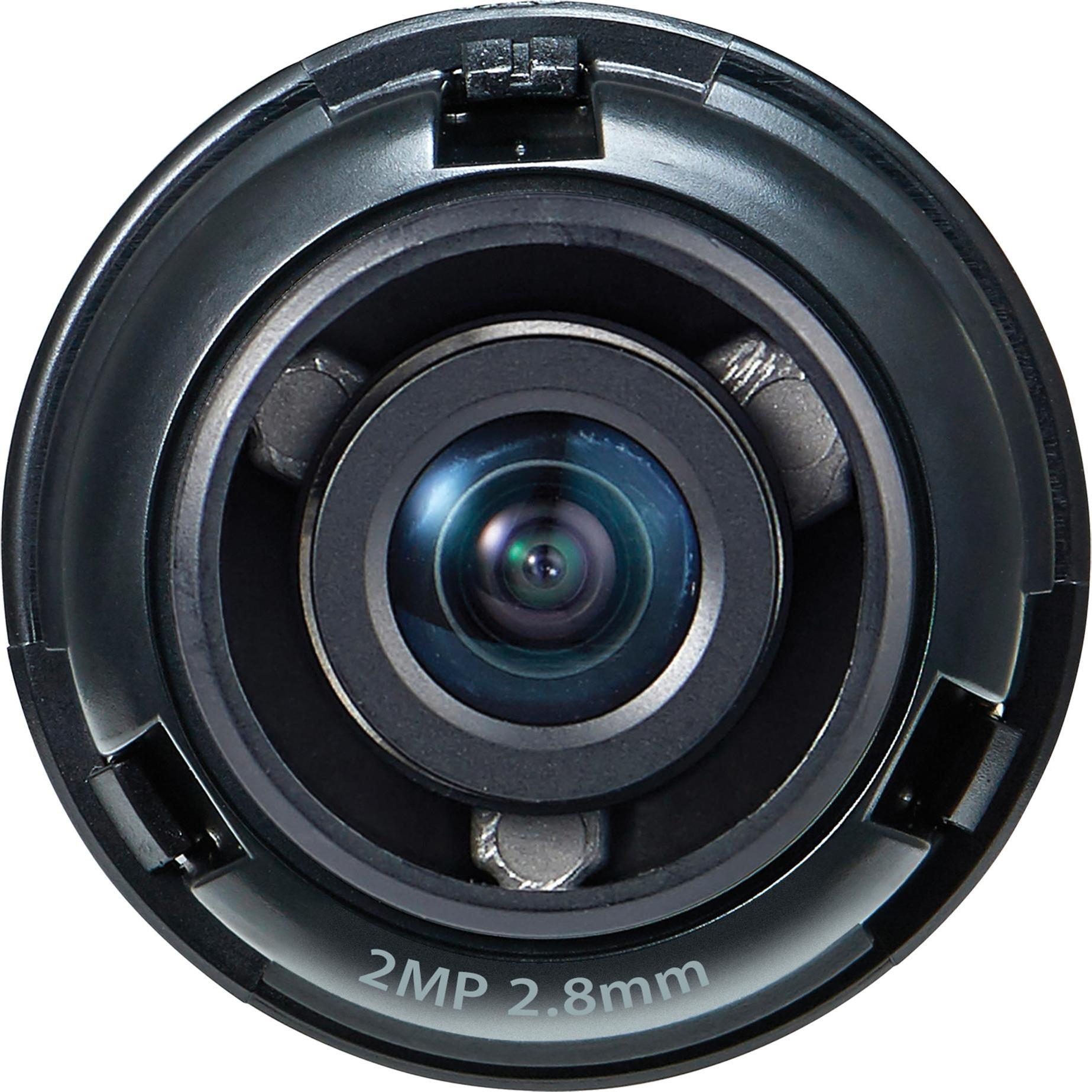 Hanwha Objektiv SLA-2M2800Q 2.8-2.8 mm Manuell C, Netzwerkkamera, Schwarz