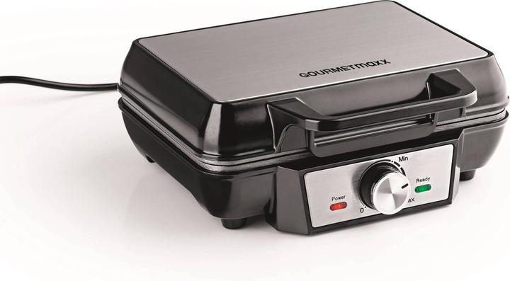 Actual product image Gourmetmaxx Waffle iron black/silver