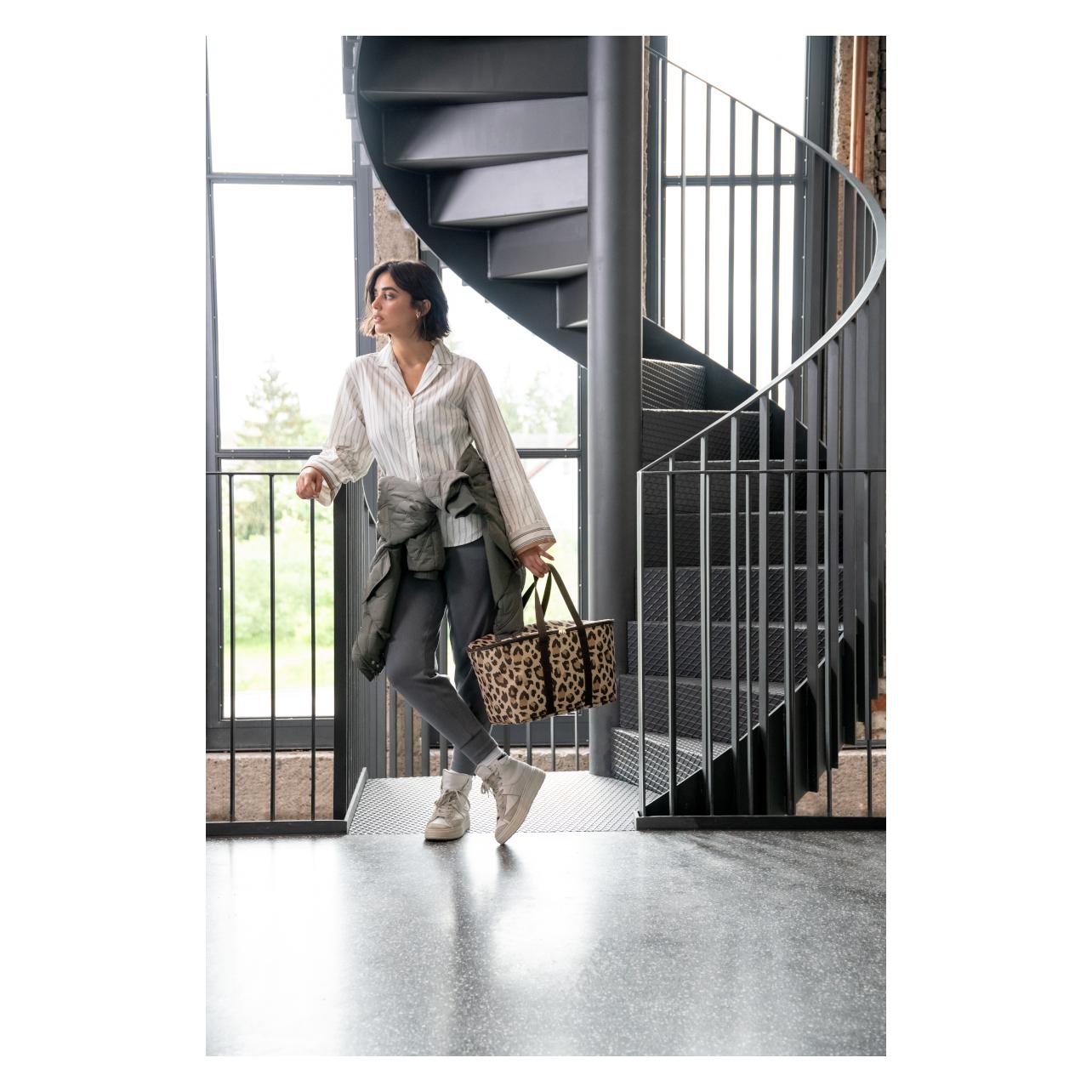 Sac Isotherme Reisenthel Tote Bag Léo Macchiato 3L - Pratique Et Stylé Pour Vos Courses