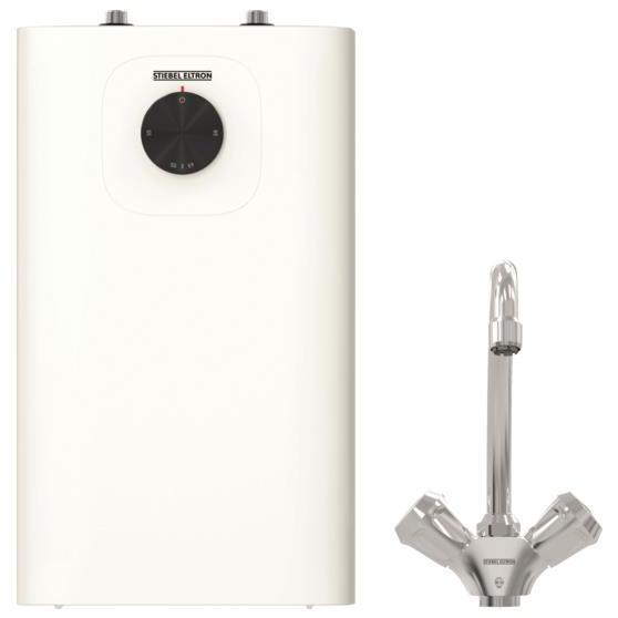 Stiebel Eltron, Warmwassergerät, UFP 5 Trend inkl. Armatur TWS-W mit Stecker, thermostop, Untertischboiler 5 l Niederdru...