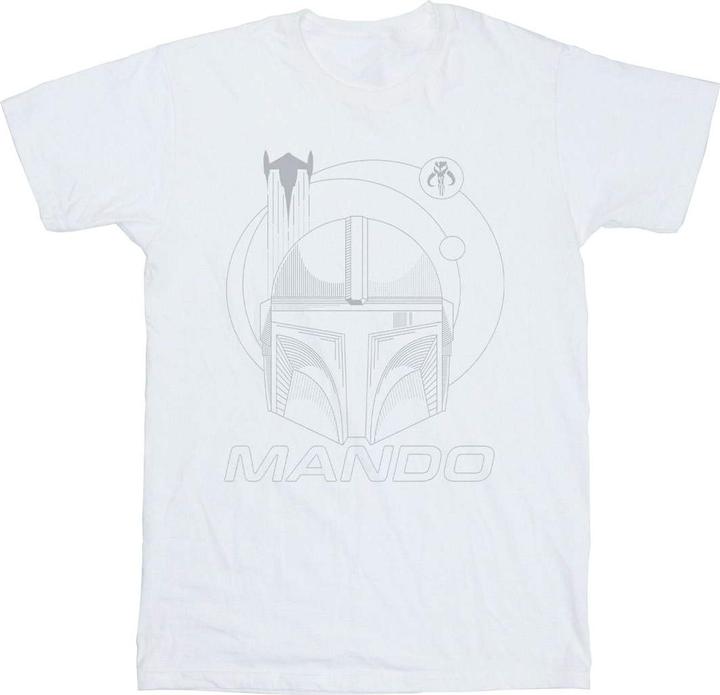 Produktbild Star Wars The Mandalorian Rings Helmet TShirt Jungen (140, 146)