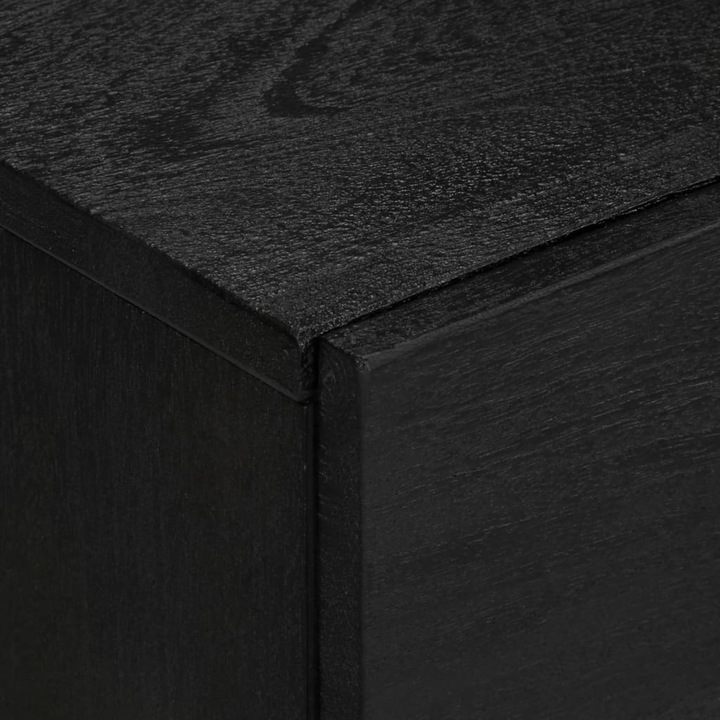 Actual product image VidaXL Sideboard with drawers Chest of drawers Sideboard Cabinet Black Wood-based material (40 x 33 x 75 cm)