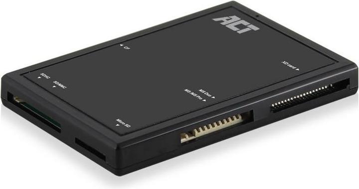 Produktbild USB 3.2 card reader, SD/micro SD/SDHC, black (USB)