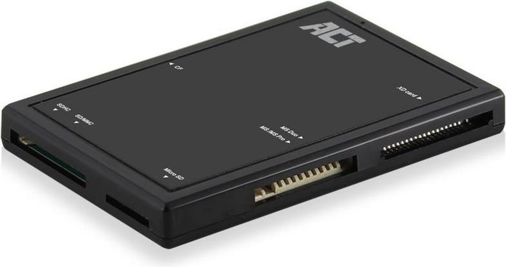 Produktbild USB 3.2 card reader, SD/micro SD/SDHC, black (USB)