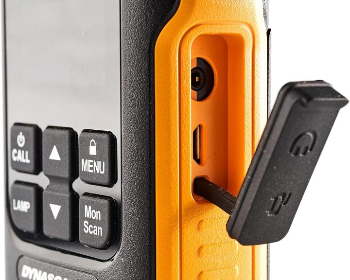 Produktbild Dynascan PMR PNI F-15 tragbares Radio, 446 MHz, 0,5 W, 16 CH, wasserdicht IP67, Set mit 2 Stück (12 km)