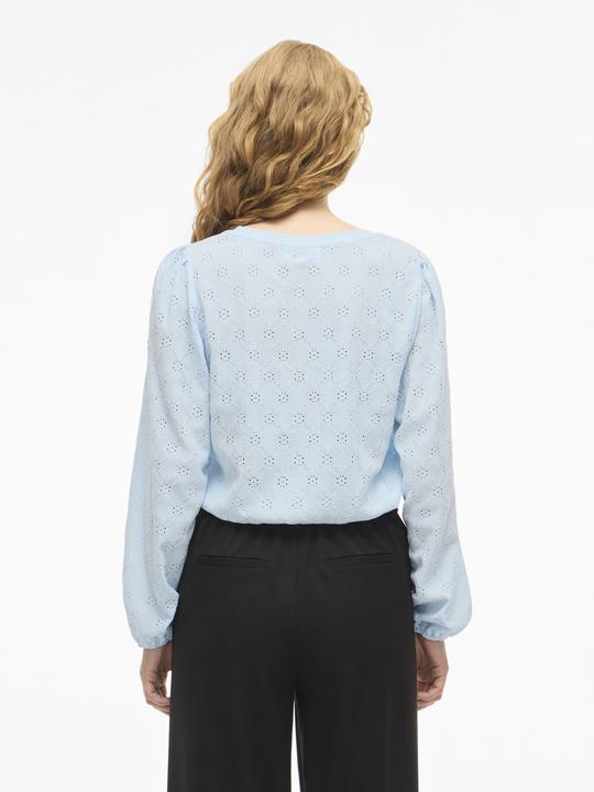 Immagine prodotto Vila VIASTA Rundhals Oberteil mit langen Ärmeln (M)