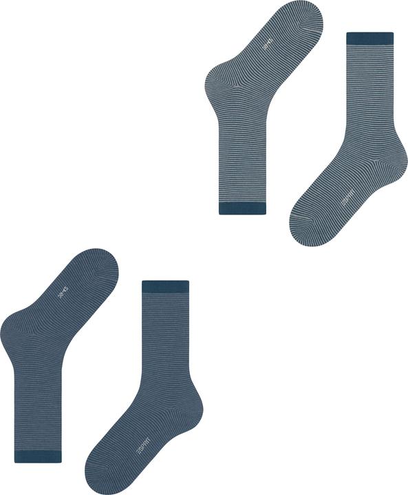 Produktbild Esprit Allover Stripe 2-Pack Herren (2er Pack, 39 - 42)