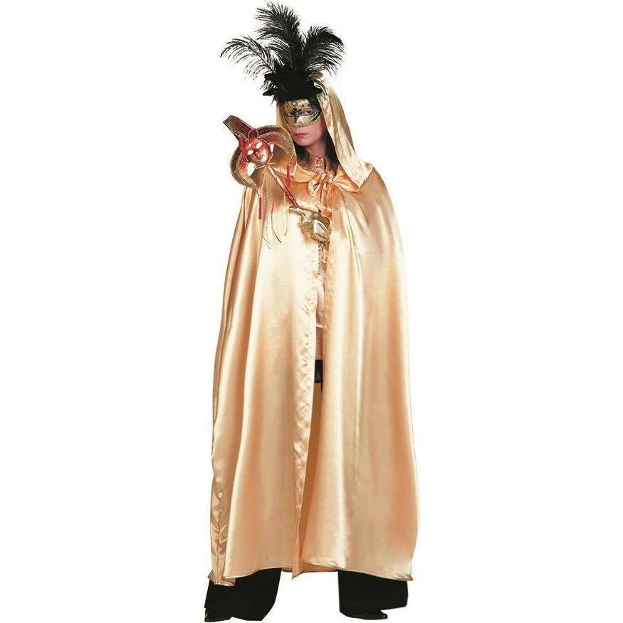 Metamorph Satin Kapuzencape gold (M)