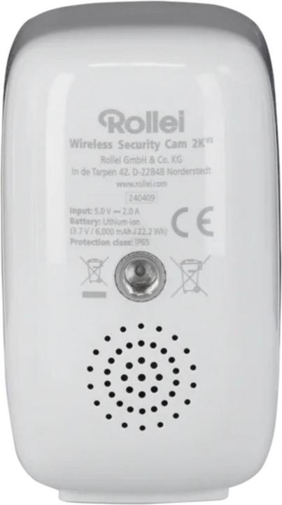 Image du produit Rollei Überwachungskamera Wireless Security Cam 2K (2304 x 1296 Pixels)