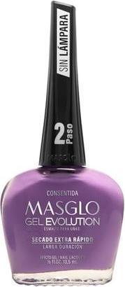 Actual product image Masglo GEL EVOLUTION Nail Polish Gel Effect 0.5 Fl Oz (Gel-Effect Nail Polish)