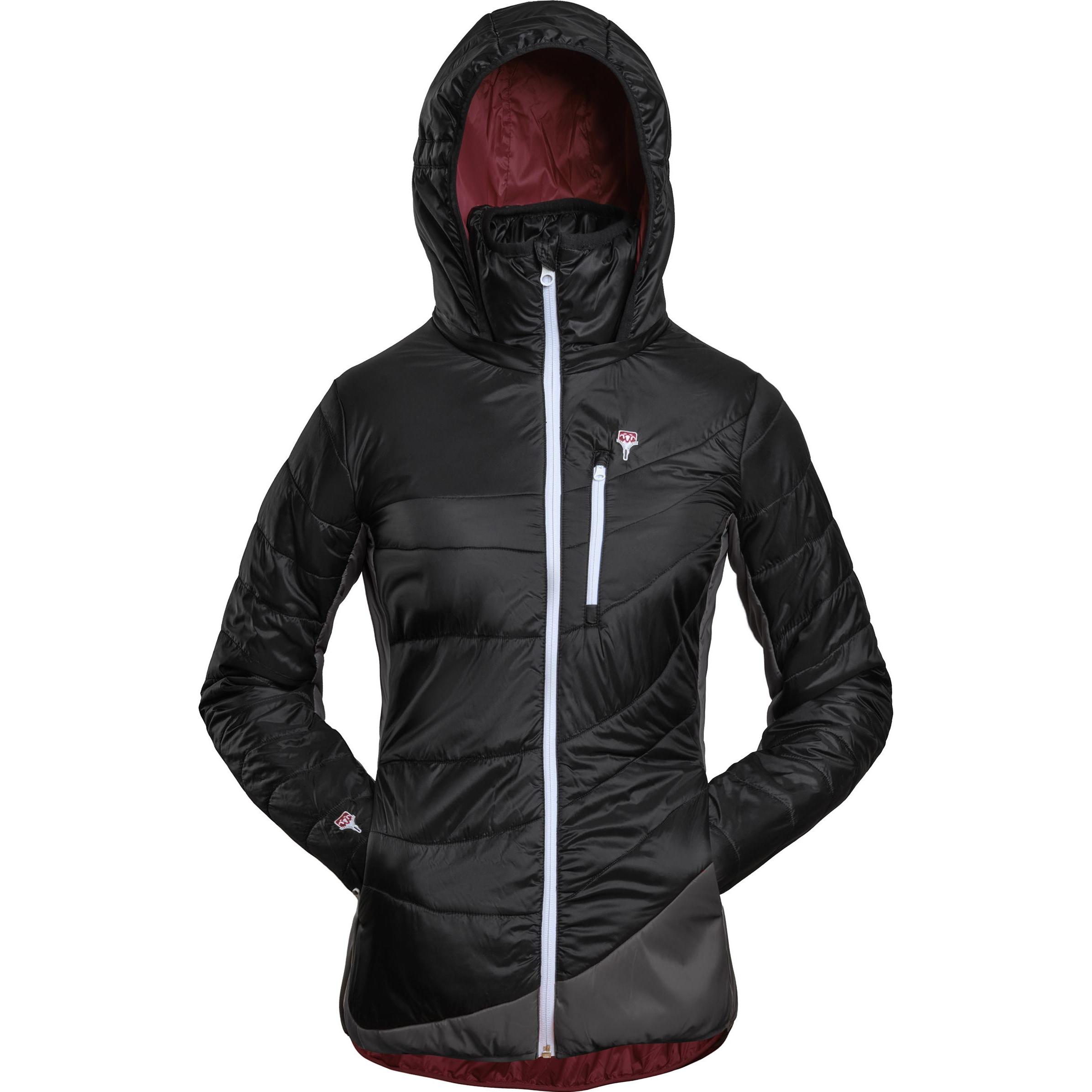 Grüezi Bag, Damen, Jacke, Refreshful SilkWool (XS), Schwarz, Grau, XS