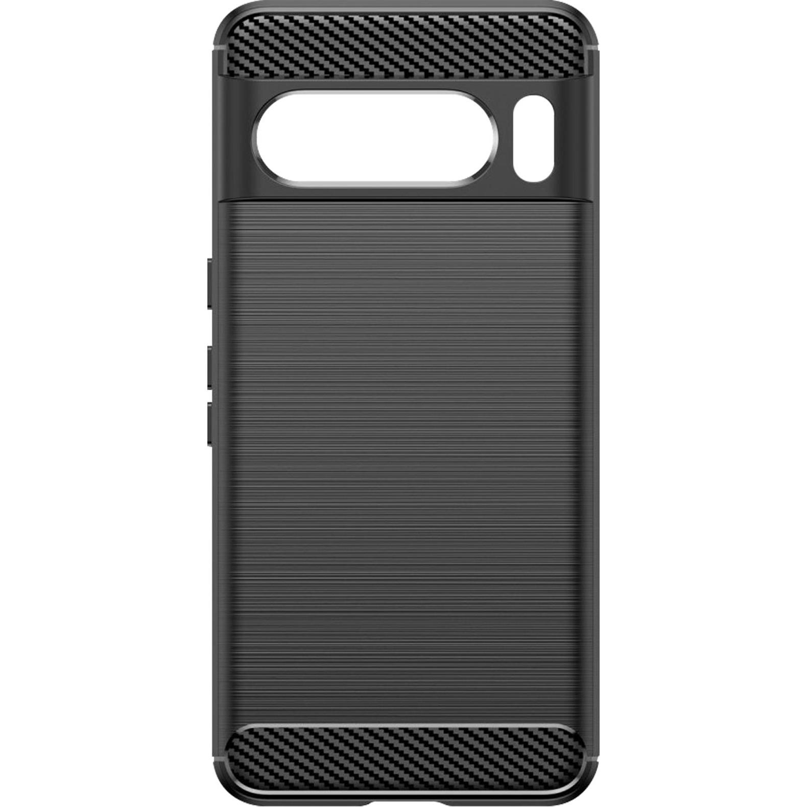 Avizar Classic Carb Series (Google Pixel 8 Pro), Smartphone Hülle, Schwarz