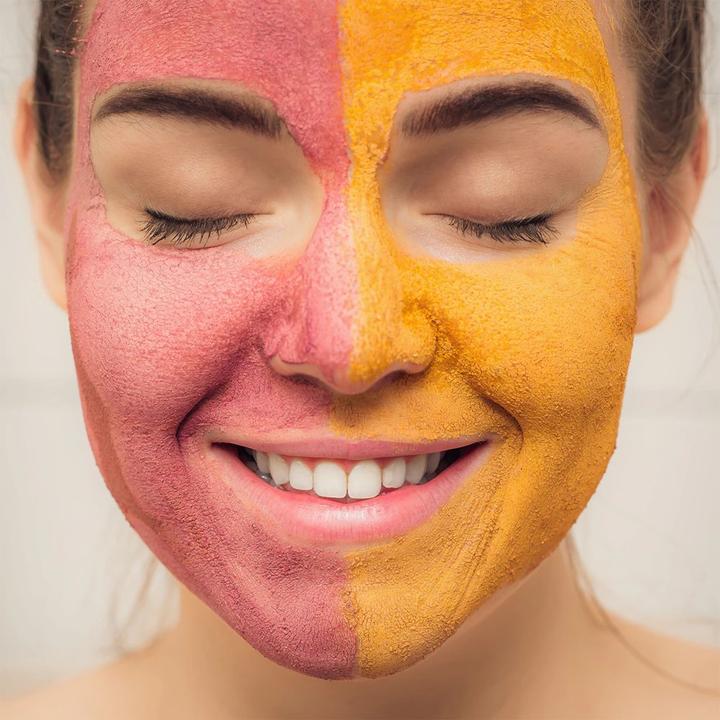 Immagine prodotto Almara Soap Maschera viso all'argilla verde e curcuma per pelle grassa problematica