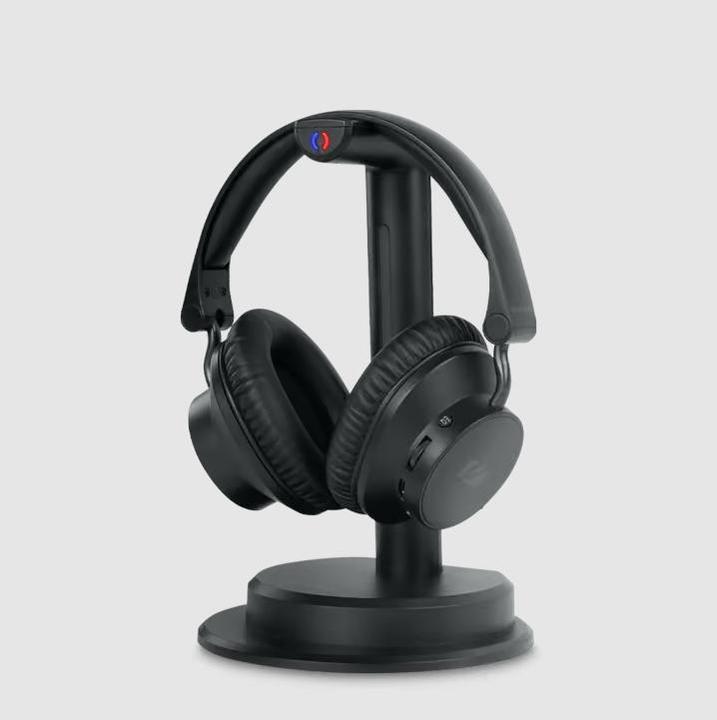 Produktbild Muse TV Headphones with Transmitter Charging Base M-282 CTV, Black (Kabelgebunden, Kabellos)