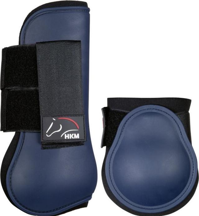 HKM Protection And Feltock Boots Classic Deep Blue