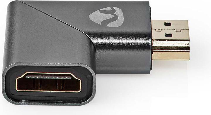 Actual product image Nedis HDMI™ adapter HDMI plug/HDMI™ plug HDMI socket/HDMI™ output Gold-plated Left angled (HDMI, 4.30 cm)