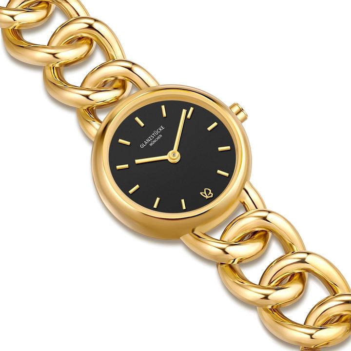 Image du produit Glanzstücke München Damen Quarzuhr gelbgold Edelstahl gelbgold - 38070 (25 mm)