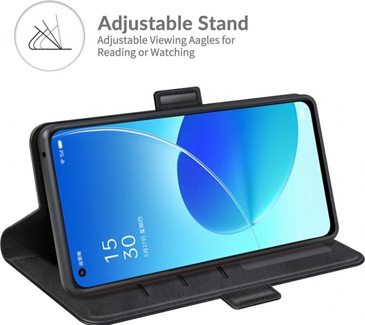 Produktbild Screenguard Oppo Reno6 5G CardLounge Lederhülle (Oppo Reno 6 5G)