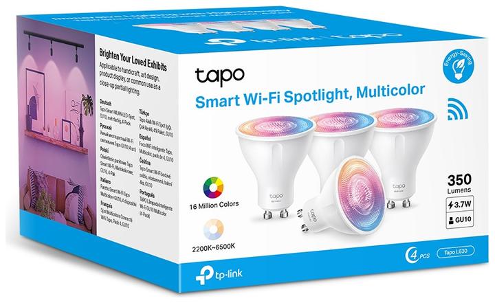 Produktbild TP-Link Tapo L630 (4-pack) (GU10, 3.70 W, 350 lm, 4 x, E)