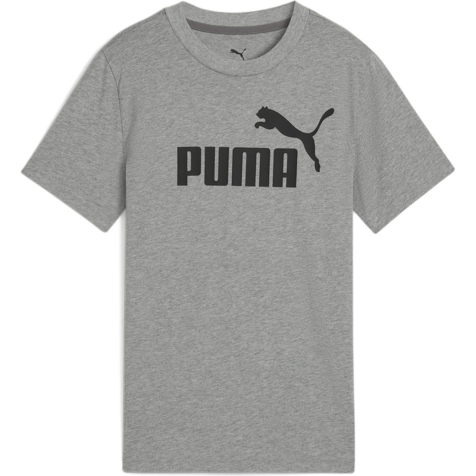 Puma, Jungen, Sportshirt, ESS No. 1 Logo Tee B (140), Braun, 140
