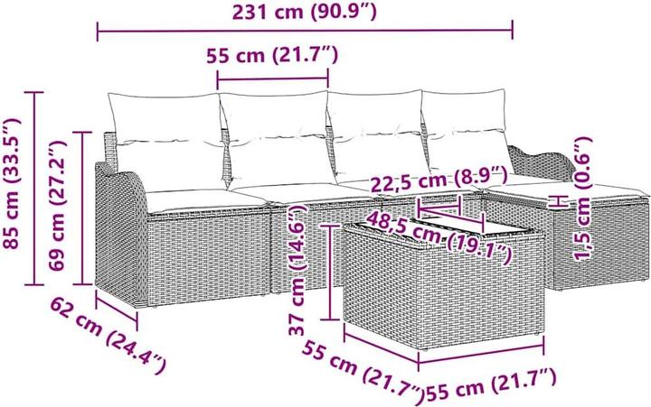 Produktbild vidaXL Gian