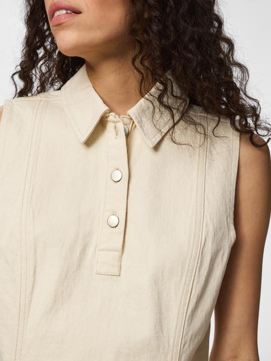 Image du produit Pieces PCGRACE DENIM POLO Midikleid (M)