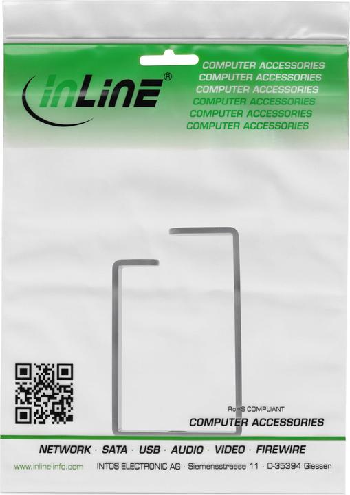 Produktbild InLine Kabelbügel, Metall, 43x70mm schwarz
