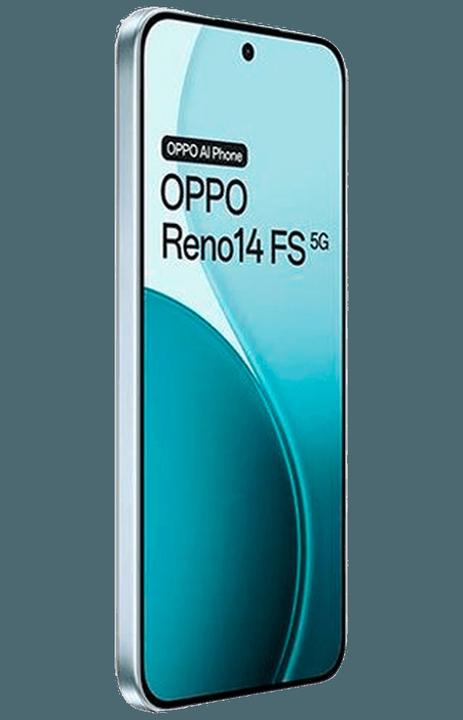 Actual product image OPPO Reno14 FS 5G 12GB/512GB Blau (512 GB, Opal Blue, 6.57", Dual SIM, 5G)