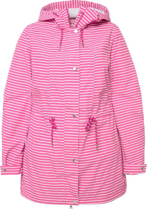 Produktbild Ulla Popken HYPRAR Funktionsjacke, Streifen, wasserdicht, Kapuze (42, 44)