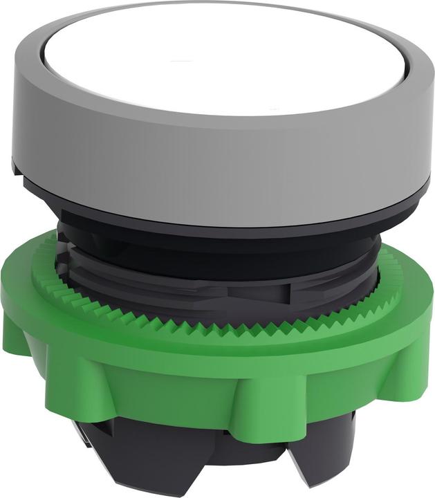 Actual product image Schneider Electric Pushbutton, front, plastic, momentary, ZB5AA1C0