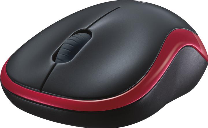 Image du produit Logitech SOURIS USB OPTIQUE CORDL. M185/RED 910-002240 (Sans fil)