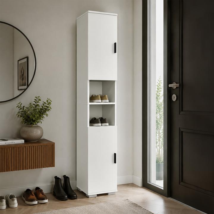 Produktbild VCM Holz schmaler Schuhschrank Gados M (30 x 33 x 178 cm)