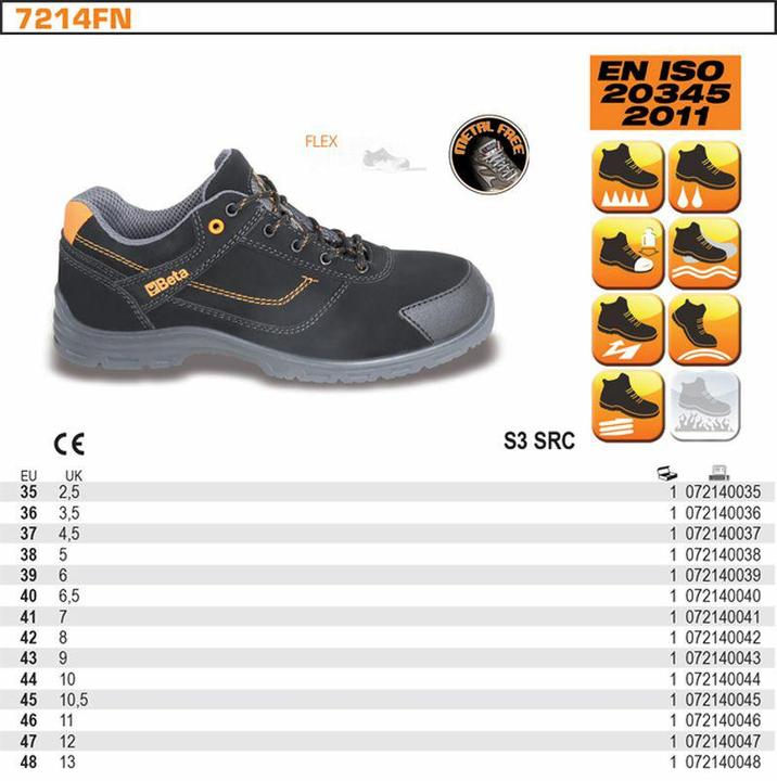 Produktbild BETA 7214FN 40-ZAPATOS EN ACTION PIEL NABUK (S3, 40)