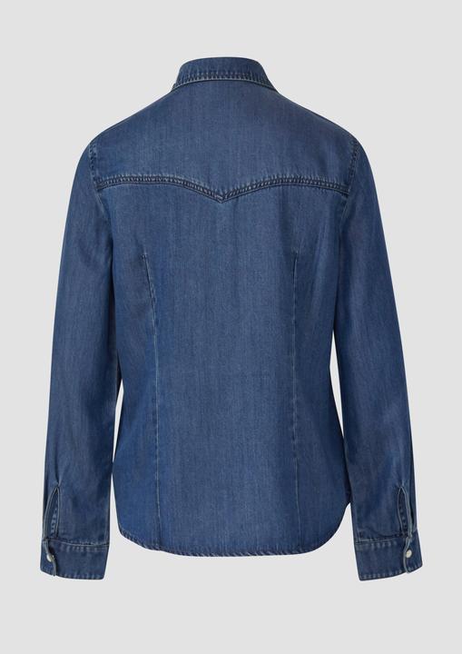 Immagine prodotto s.Oliver Bluse Denimshirt mit seidigem Touch (46)