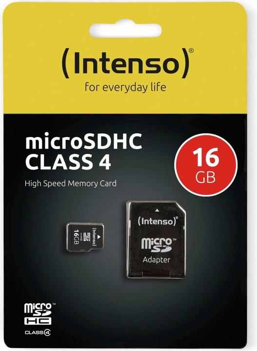 Produktbild Intenso MicroSDHC Card 16 GB 5er Pack (16 GB, microSDHC)