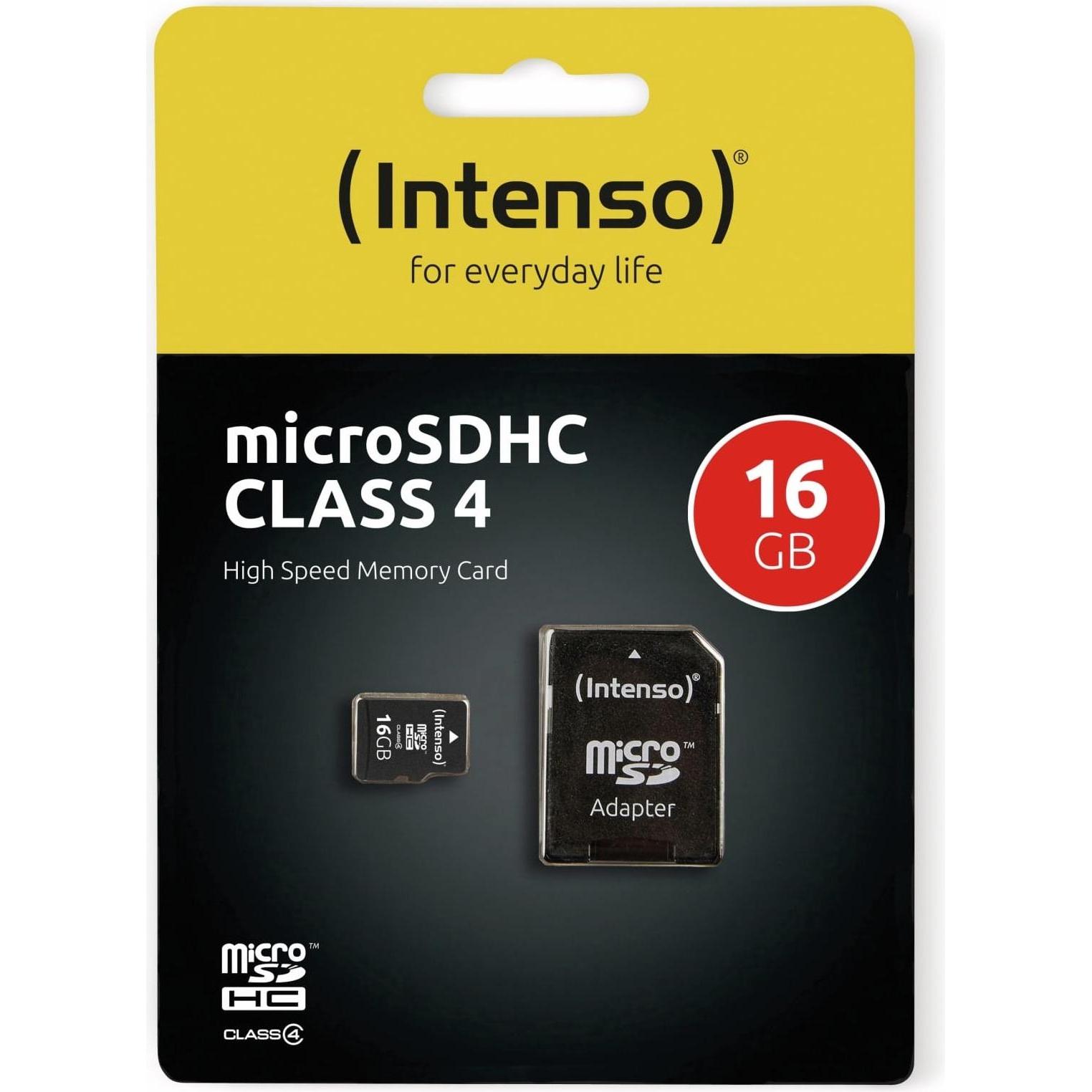 Thumbnail - Intenso MicroSDHC Card 16 GB 5er Pack (16 GB, microSDHC), Speicherkarte