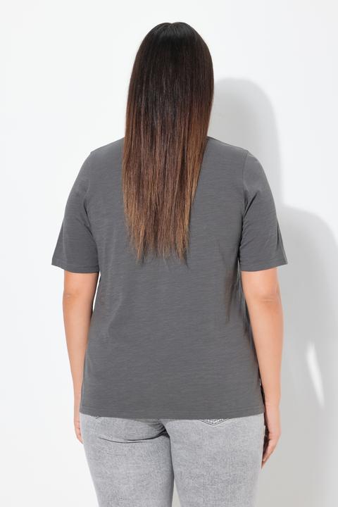 Produktbild Ulla Popken T-Shirt, Capetown, Classic, V-Ausschnitt, Halbarm (58)