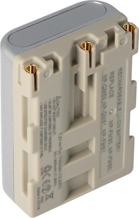 Actual product image AccuCell Akku Sony NP-QM50, Sony NP-QM51 (Camera battery)