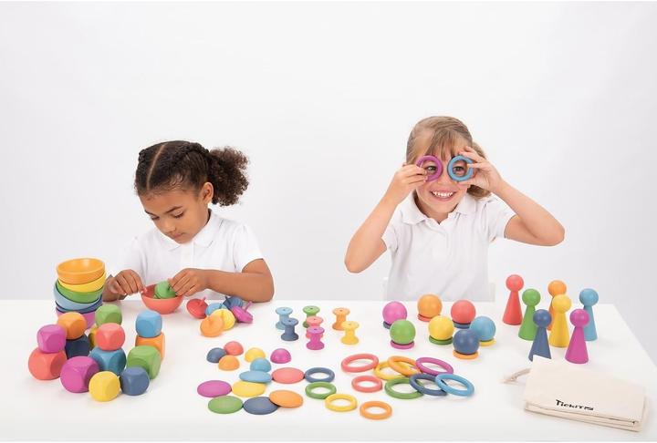 Actual product image TickiT Rainbow mega set (84 pieces)