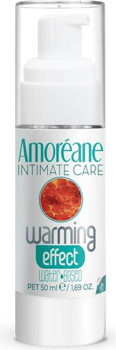 Actual product image Amoreane Water-Based Lubricant With Heat Effect 50 ml (50 ml)