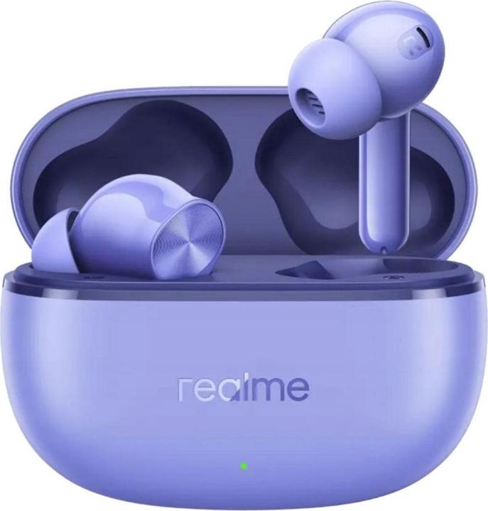 realme Wireless headphones Wireless earphones T200 Lite purple (48 h, Wireless)