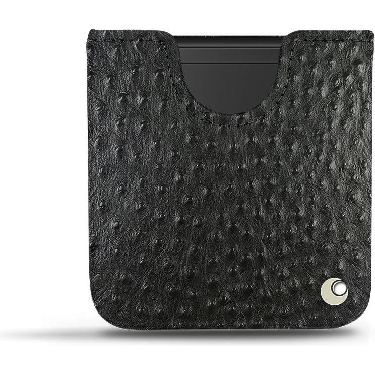 Noreve Lederschutzhülle (Samsung Galaxy Z Flip), Smartphone Hülle, Schwarz