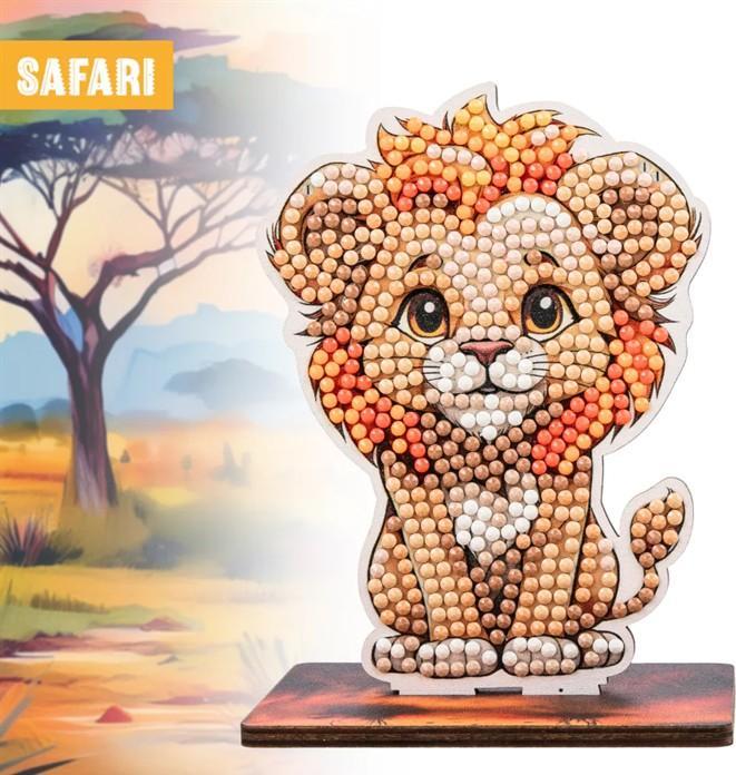 Produktbild Craft Buddy Safari Löwe, Crystal Art Buddy, ca. 11x8cm