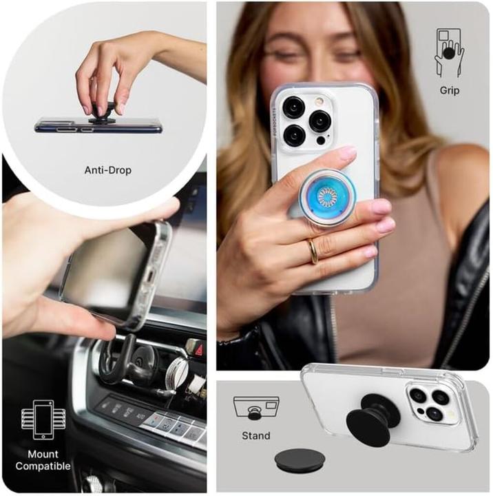 Actual product image PopSockets PopGrip Luxe Enamel Spiderman