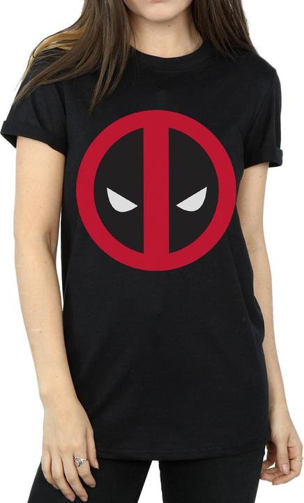 Immagine prodotto Deadpool Large Clean Logo Maglietta Ampia Donna (L)