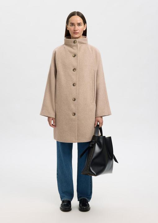 Actual product image Selected Femme Slfvinni Wool Blend Coat Noos (40)