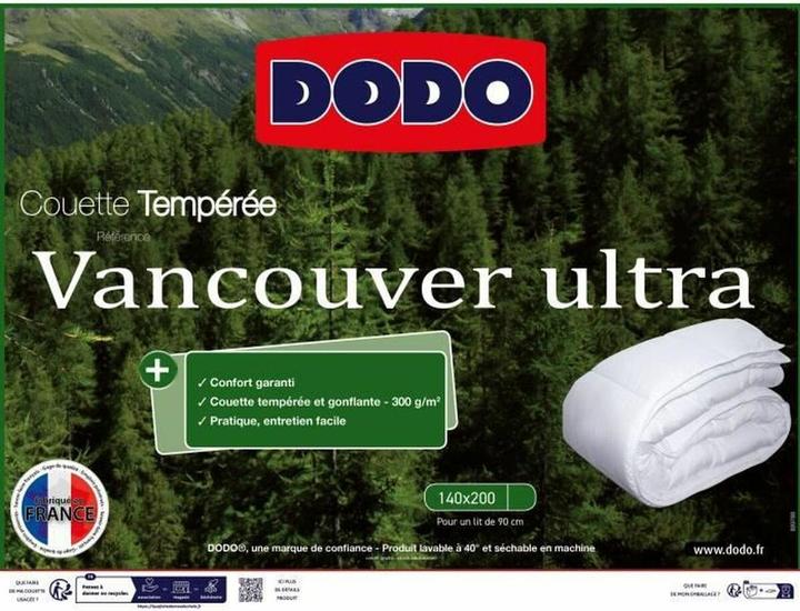 Produktbild Dodo Bettdecke Vancouver 140 x 200 cm (300 g, 140 x 200 cm, Polyester)