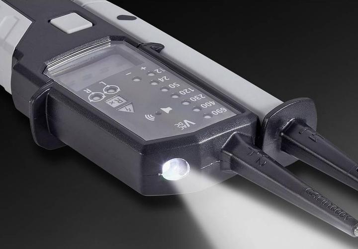 Immagine prodotto Voltcraft VC-55 LCD Tester di tensione bipolare calibrato (ISO) CAT III 1000 V (CAT IV 600V, CAT III 1000V)