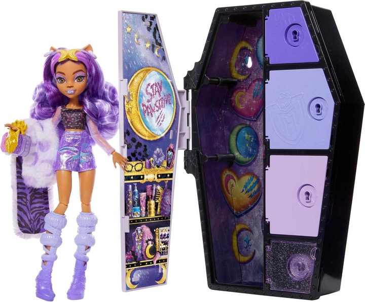 Actual product image Monster High Segreti da Brivido™ Colori Mostruosi™ Clawdeen Wolf™ Bambola